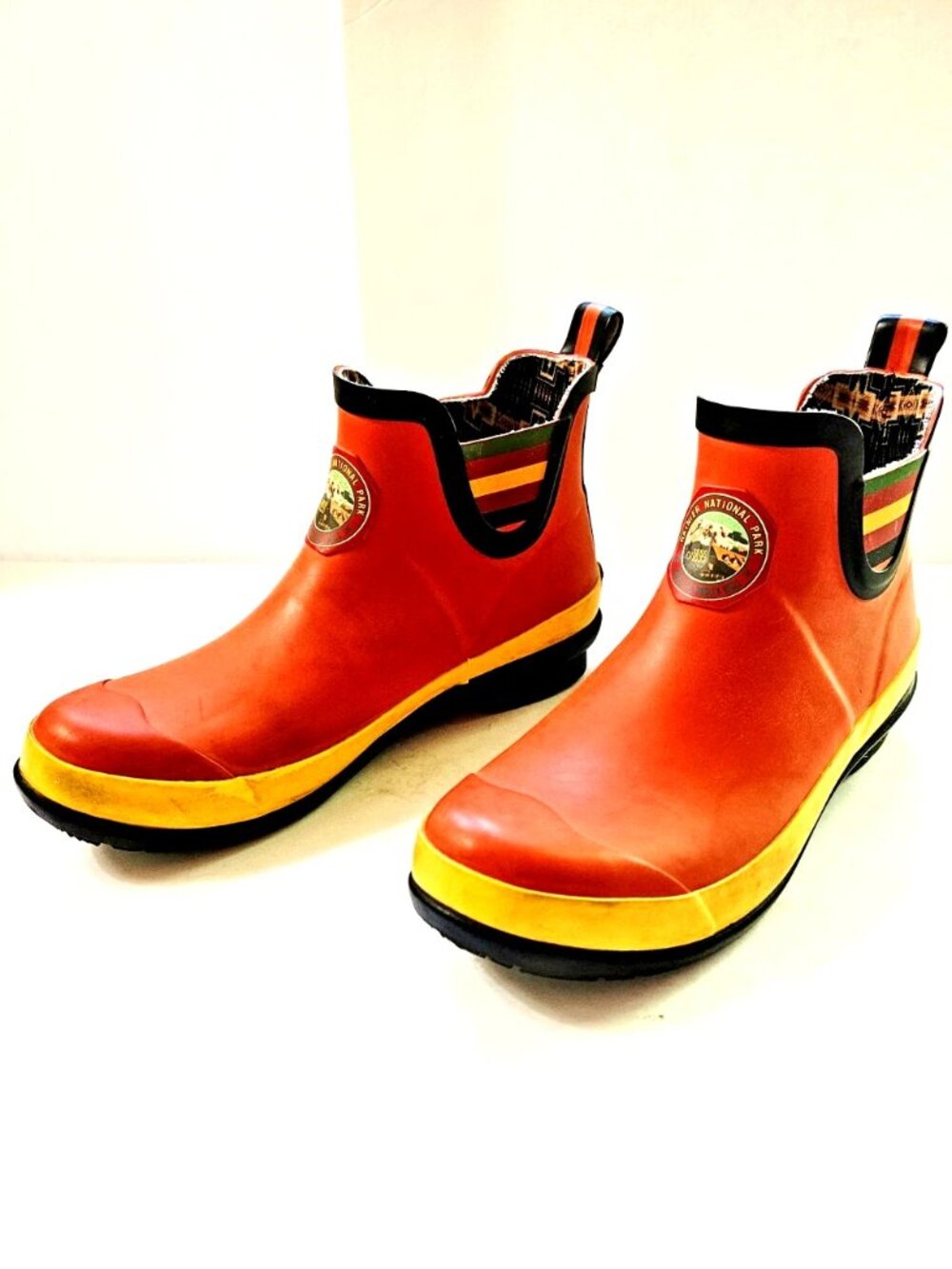 Pendleton Mount Rainier National Park Chelsea Rubber Rain Boots Size 10